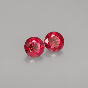 0.60 ct Red Spinel Stone, Natural Spinel in Diamond-Cut Shape for Sale