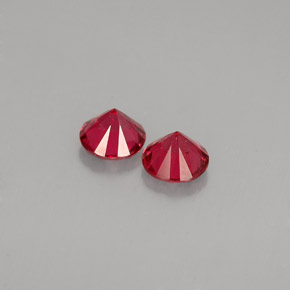 Spinel Gemstone in 4 mm (calibrated) Size for Sale, Spinel Stone in Pink Red Color