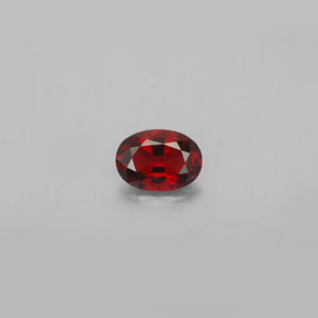 0.64 ct Red Spinel Gemstone, Spinel Gem in Oval Facet Shape for Sale.