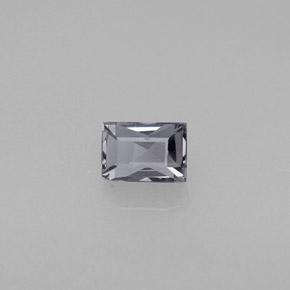 0.55 ct Violet Spinel Stone, Natural Spinel in Baguette Facet Shape for Sale