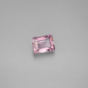 0.50 ct Pink Spinel Gemstone, Spinel Gem in Baguette Facet Shape for Sale.