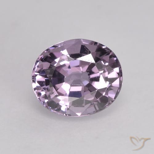 0.78ct Natural Medium Purple Spinel, Oval, VVS-VS