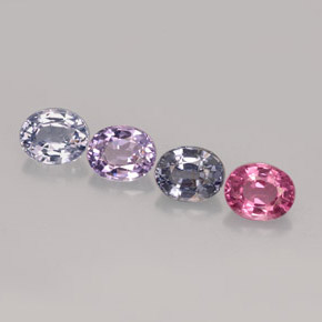 1.95 ct Multicolor Spinel Stone, Natural Spinel in Oval Facet Shape for Sale
