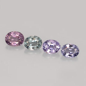1.84 ct Multicolor Spinel Stone, Natural Spinel in Oval Facet Shape for Sale