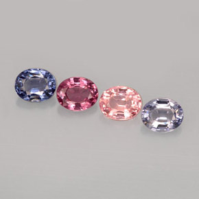 1.76 ct Multicolor Spinel Gemstone, Spinel Gem in Oval Facet Shape for Sale.