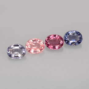 1.76 ct Multicolor Spinel Stone, Natural Spinel in Oval Facet Shape for Sale