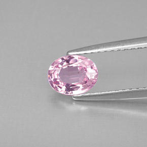 0.79 ct Pink Spinel Gemstone, Spinel Gem in Oval Facet Shape for Sale.