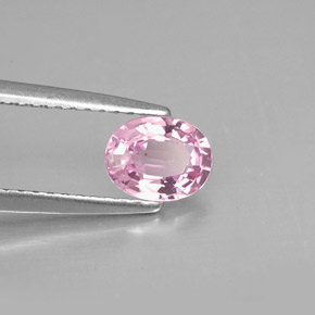 0.79 ct Pink Spinel Stone, Natural Spinel in Oval Facet Shape for Sale