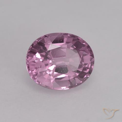 0.71 ct Purple Spinel Stone, Natural Spinel in Oval Facet Shape for Sale