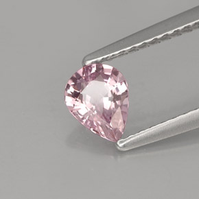 0.58 ct Pink Spinel Stone, Natural Spinel in Pear Facet Shape for Sale