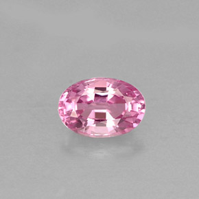 0.55 ct Pink Spinel Gemstone, Spinel Gem in Oval Facet Shape for Sale.