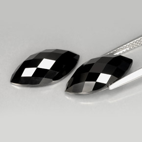 Spinel Gemstone in 16 x 8 mm (calibrated) Size for Sale, Spinel Stone in Black Color