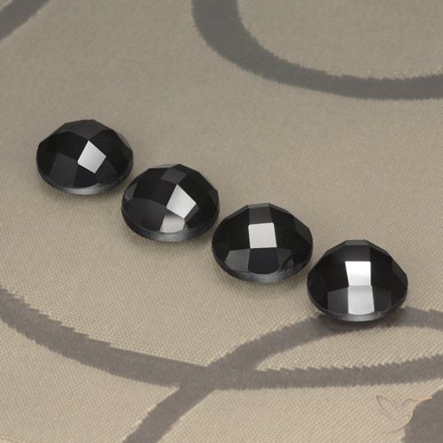 19.19ctw Natural Black Spinel, Round, Opaque