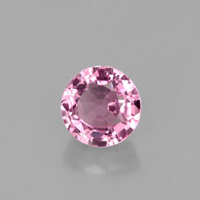 0.89 ct Pink Spinel Stone, Natural Spinel in Round Facet Shape for Sale
