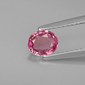 0.68 ct Pink Spinel Gemstone, Spinel Gem in Oval Facet Shape for Sale.