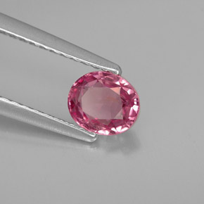 0.68 ct Pink Spinel Stone, Natural Spinel in Oval Facet Shape for Sale