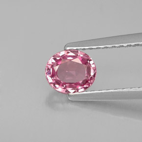 0.76 ct Pink Spinel Gemstone, Spinel Gem in Oval Facet Shape for Sale.
