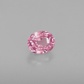 0.63 ct Pink Spinel Stone, Natural Spinel in Oval Facet Shape for Sale