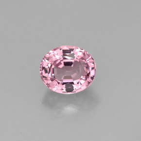 0.82 ct Purple Spinel Stone, Natural Spinel in Oval Facet Shape for Sale