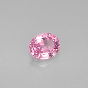 0.68 ct Pink Spinel Stone, Natural Spinel in Oval Facet Shape for Sale