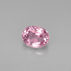 0.80 ct Pink Spinel Gemstone, Spinel Gem in Oval Facet Shape for Sale.