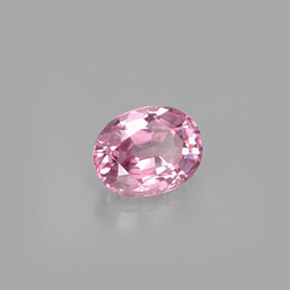 0.80 ct Pink Spinel Stone, Natural Spinel in Oval Facet Shape for Sale