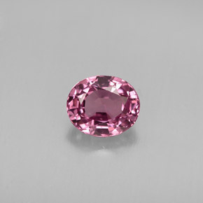 0.83 ct Violet Spinel Gemstone, Spinel Gem in Oval Facet Shape for Sale.