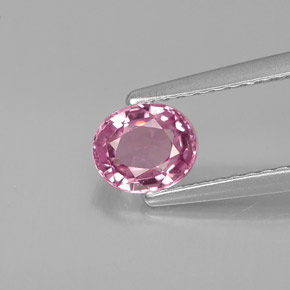 0.69 ct Pink Spinel Gemstone, Spinel Gem in Oval Facet Shape for Sale.