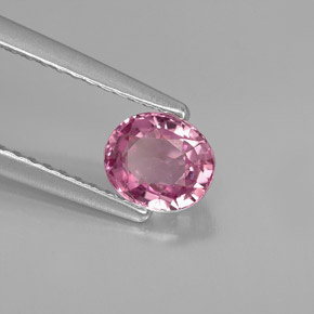 0.69 ct Pink Spinel Stone, Natural Spinel in Oval Facet Shape for Sale