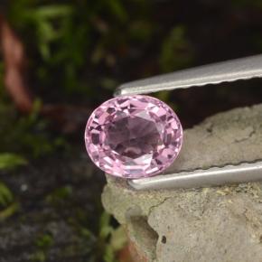 0.60 ct Purple Spinel Gemstone, Spinel Gem in Oval Facet Shape for Sale.