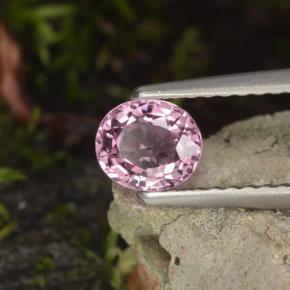 0.60 ct Purple Spinel Stone, Natural Spinel in Oval Facet Shape for Sale