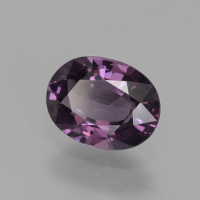 0.82 ct Purple Spinel Stone, Natural Spinel in Oval Facet Shape for Sale