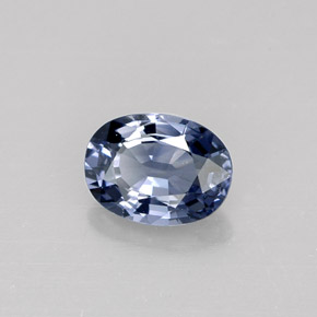 0.90 ct Blue Spinel Stone, Natural Spinel in Oval Facet Shape for Sale