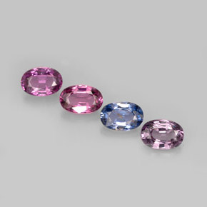 2.26 ct Multicolor Spinel Stone, Natural Spinel in Oval Facet Shape for Sale