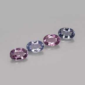 2.29 ct Multicolor Spinel Stone, Natural Spinel in Oval Facet Shape for Sale