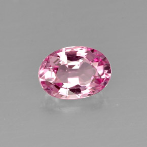 1.00 ct Pink Spinel Stone, Natural Spinel in Oval Facet Shape for Sale
