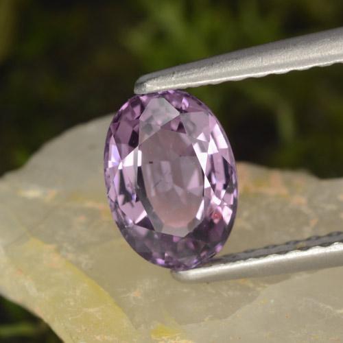 1.05 ct Violet Spinel Stone, Natural Spinel in Oval Facet Shape for Sale