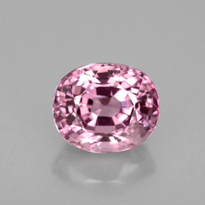 2.24 ct Pink Spinel Gemstone, Spinel Gem in Oval Facet Shape for Sale.