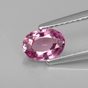 0.84 ct Purple Spinel Gemstone, Spinel Gem in Oval Facet Shape for Sale.