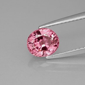 1.33 ct Pink Spinel Gemstone, Spinel Gem in Oval Facet Shape for Sale.