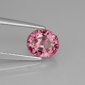 1.33 ct Pink Spinel Stone, Natural Spinel in Oval Facet Shape for Sale