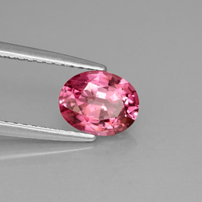 1.19 ct Pink Spinel Stone, Natural Spinel in Oval Facet Shape for Sale