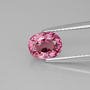 1.20 ct Pink Spinel Gemstone, Spinel Gem in Oval Facet Shape for Sale.