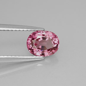 1.20 ct Pink Spinel Stone, Natural Spinel in Oval Facet Shape for Sale