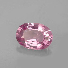 1.09 ct Pink Spinel Stone, Natural Spinel in Oval Facet Shape for Sale