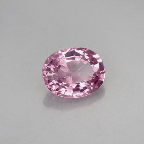 1.50 ct Pink Spinel Stone, Natural Spinel in Oval Facet Shape for Sale