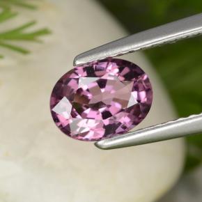 1.15 ct Purple Spinel Gemstone, Spinel Gem in Oval Facet Shape for Sale.