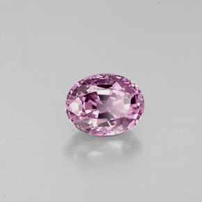 1.25 ct Purple Spinel Stone, Natural Spinel in Oval Facet Shape for Sale
