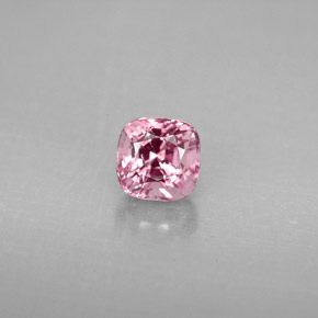 0.87 ct Pink Spinel Gemstone, Spinel Gem in Cushion-Cut Shape for Sale.