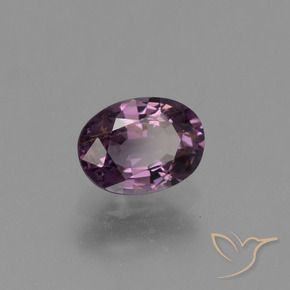 1.08 ct Purple Spinel Stone, Natural Spinel in Oval Facet Shape for Sale